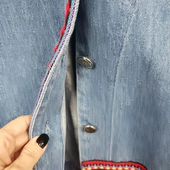 Coldwater Creek Southwestern Embroidered Jacket - Picture 4 of 9